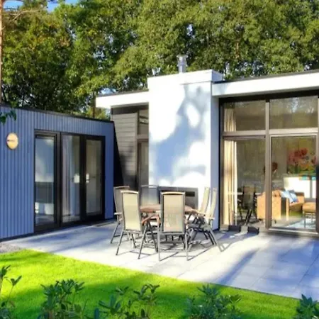 Chalet Modern In A Park Near The Veluwemeer Hulshorst
